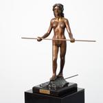 Victor Salmones QUEEN OF SPACE Bronze Sculpture